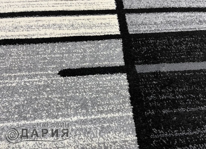 Тъкан килим MAGNOLIA 704 l.grey/black
